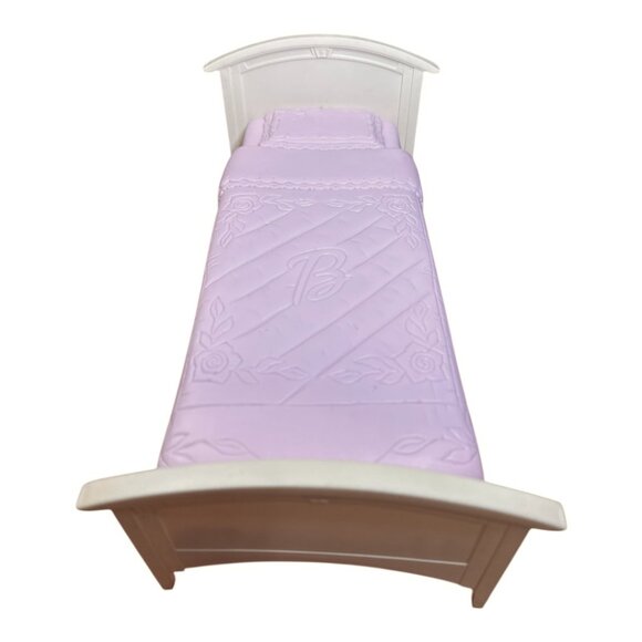 Barbie Pink Bed Mattel 2002 12" x 5.5" - Picture 4 of 5